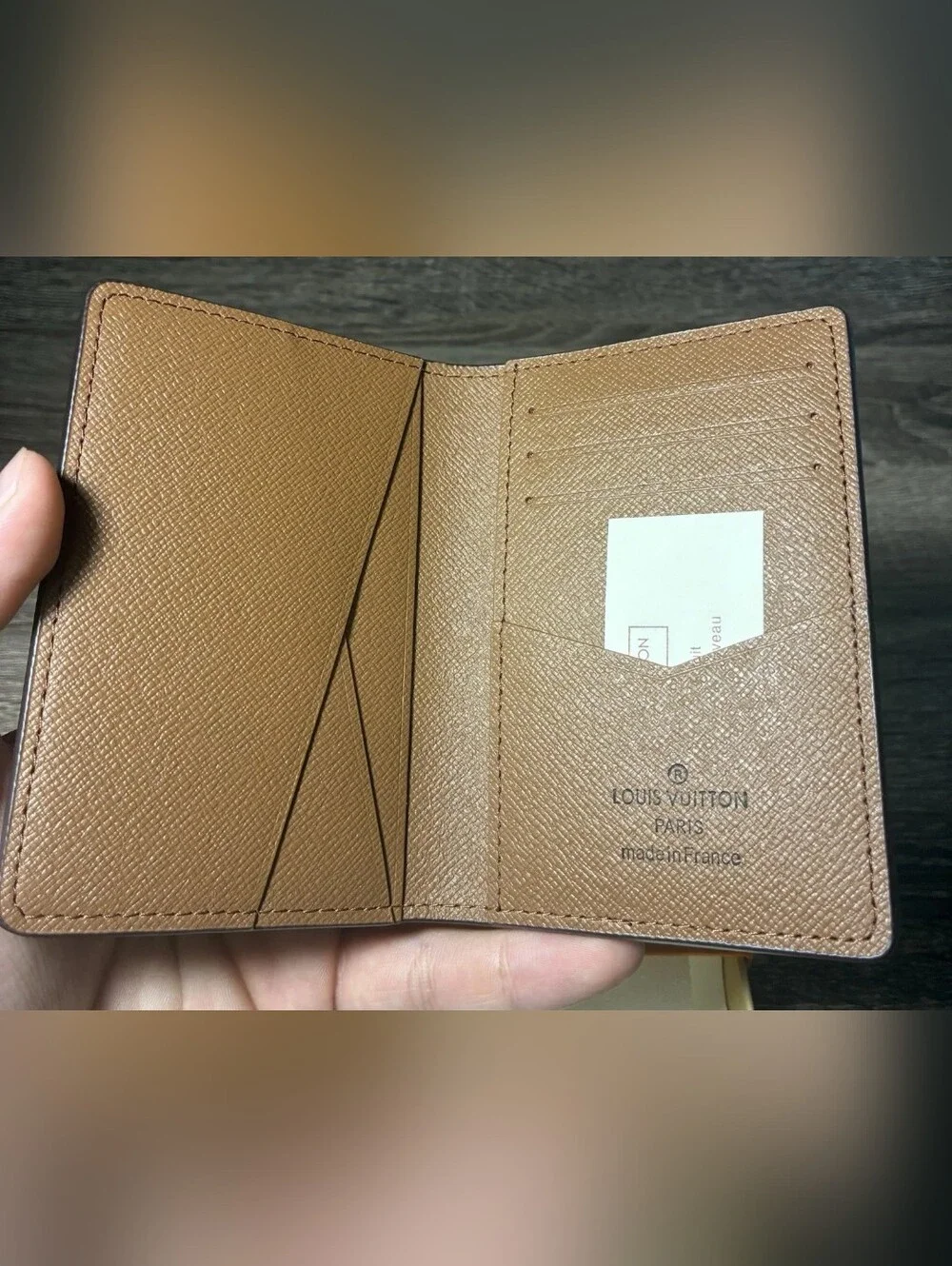 Louis Vuitton Monogram Brown Pocket Organizer